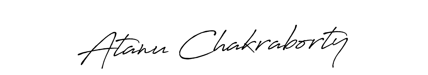 Atanu Chakraborty stylish signature style. Best Handwritten Sign (Antro_Vectra_Bolder) for my name. Handwritten Signature Collection Ideas for my name Atanu Chakraborty. Atanu Chakraborty signature style 7 images and pictures png