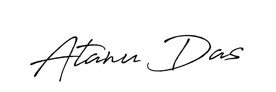 How to make Atanu Das name signature. Use Antro_Vectra_Bolder style for creating short signs online. This is the latest handwritten sign. Atanu Das signature style 7 images and pictures png