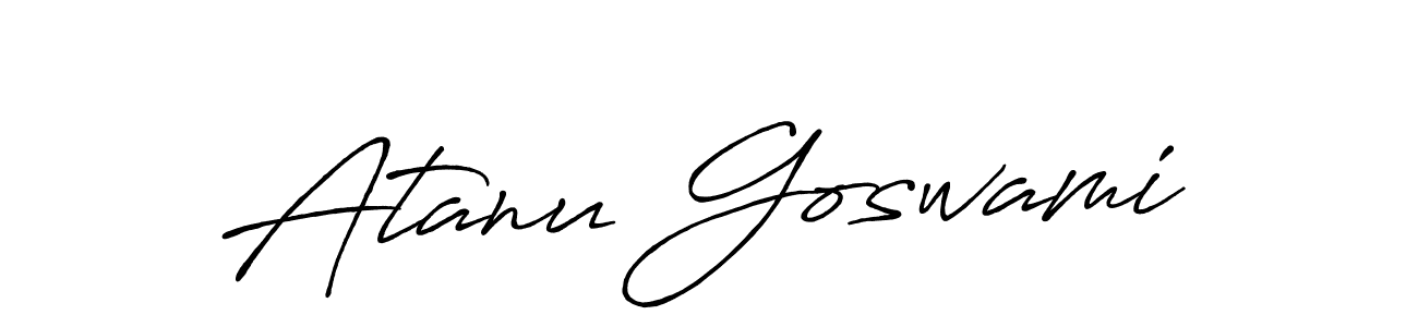 How to make Atanu Goswami signature? Antro_Vectra_Bolder is a professional autograph style. Create handwritten signature for Atanu Goswami name. Atanu Goswami signature style 7 images and pictures png