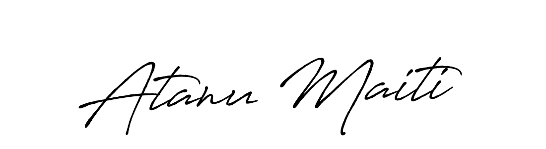 Similarly Antro_Vectra_Bolder is the best handwritten signature design. Signature creator online .You can use it as an online autograph creator for name Atanu Maiti. Atanu Maiti signature style 7 images and pictures png