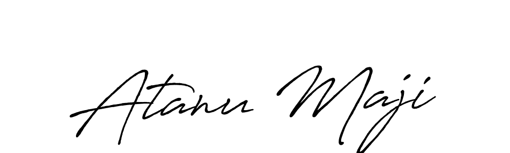 Similarly Antro_Vectra_Bolder is the best handwritten signature design. Signature creator online .You can use it as an online autograph creator for name Atanu Maji. Atanu Maji signature style 7 images and pictures png