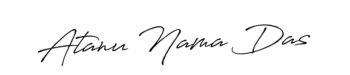 Also we have Atanu Nama Das name is the best signature style. Create professional handwritten signature collection using Antro_Vectra_Bolder autograph style. Atanu Nama Das signature style 7 images and pictures png