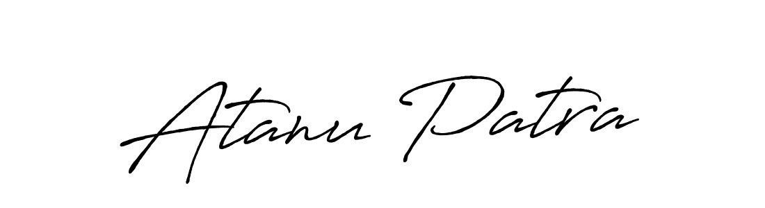 Use a signature maker to create a handwritten signature online. With this signature software, you can design (Antro_Vectra_Bolder) your own signature for name Atanu Patra. Atanu Patra signature style 7 images and pictures png