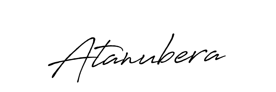 Atanubera stylish signature style. Best Handwritten Sign (Antro_Vectra_Bolder) for my name. Handwritten Signature Collection Ideas for my name Atanubera. Atanubera signature style 7 images and pictures png