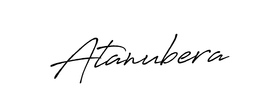 Atanubera stylish signature style. Best Handwritten Sign (Antro_Vectra_Bolder) for my name. Handwritten Signature Collection Ideas for my name Atanubera. Atanubera signature style 7 images and pictures png