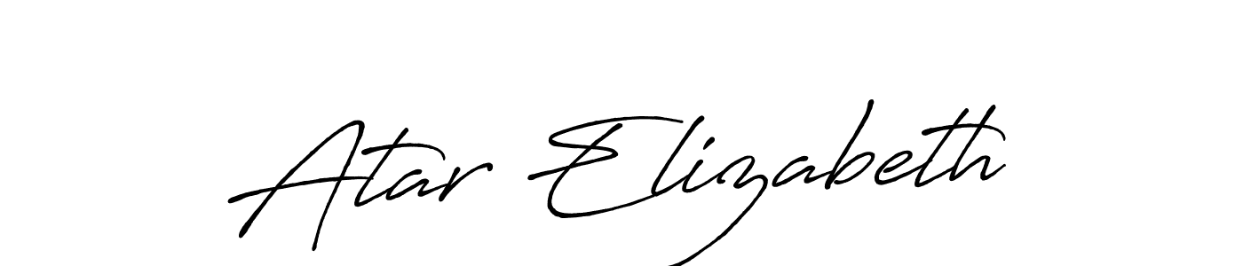 Make a short Atar Elizabeth signature style. Manage your documents anywhere anytime using Antro_Vectra_Bolder. Create and add eSignatures, submit forms, share and send files easily. Atar Elizabeth signature style 7 images and pictures png