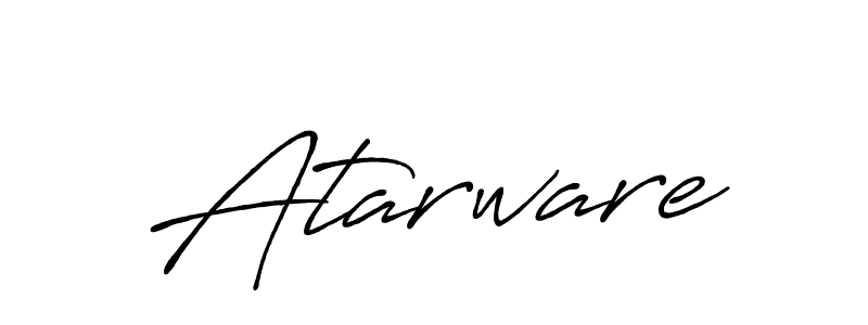 Use a signature maker to create a handwritten signature online. With this signature software, you can design (Antro_Vectra_Bolder) your own signature for name Atarware. Atarware signature style 7 images and pictures png