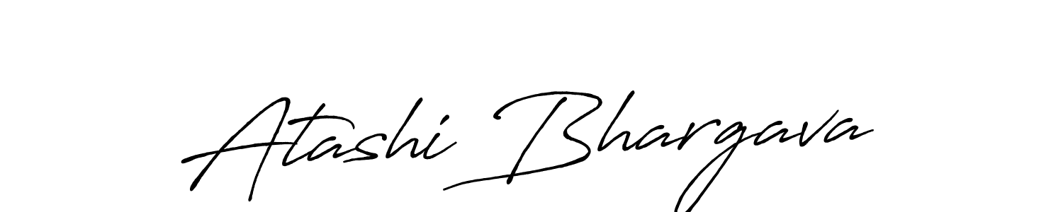 Make a short Atashi Bhargava signature style. Manage your documents anywhere anytime using Antro_Vectra_Bolder. Create and add eSignatures, submit forms, share and send files easily. Atashi Bhargava signature style 7 images and pictures png
