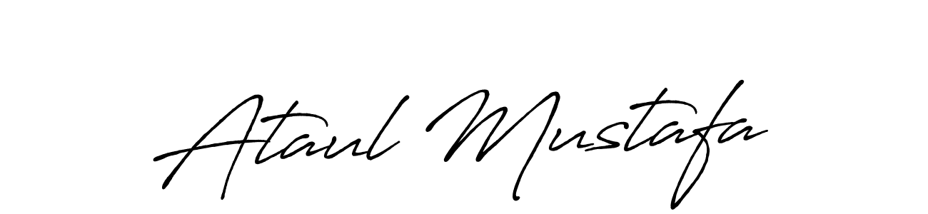 How to Draw Ataul Mustafa signature style? Antro_Vectra_Bolder is a latest design signature styles for name Ataul Mustafa. Ataul Mustafa signature style 7 images and pictures png