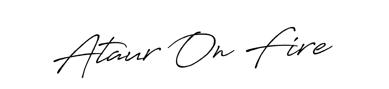 How to make Ataur On Fire signature? Antro_Vectra_Bolder is a professional autograph style. Create handwritten signature for Ataur On Fire name. Ataur On Fire signature style 7 images and pictures png