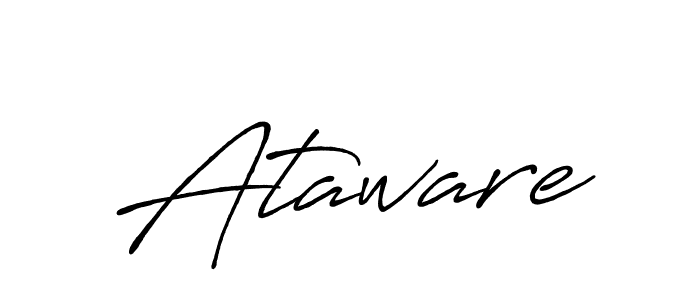 Similarly Antro_Vectra_Bolder is the best handwritten signature design. Signature creator online .You can use it as an online autograph creator for name Ataware. Ataware signature style 7 images and pictures png