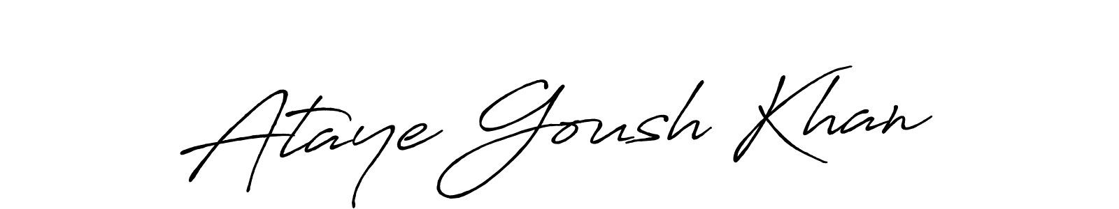 Check out images of Autograph of Ataye Goush Khan name. Actor Ataye Goush Khan Signature Style. Antro_Vectra_Bolder is a professional sign style online. Ataye Goush Khan signature style 7 images and pictures png