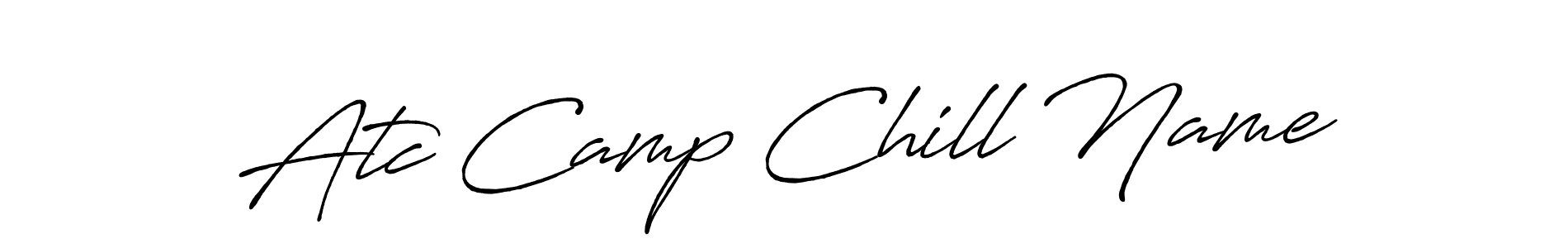 Here are the top 10 professional signature styles for the name Atc Camp Chill Name. These are the best autograph styles you can use for your name. Atc Camp Chill Name signature style 7 images and pictures png