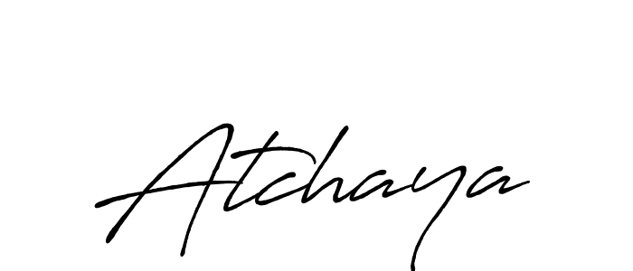 Once you've used our free online signature maker to create your best signature Antro_Vectra_Bolder style, it's time to enjoy all of the benefits that Atchaya name signing documents. Atchaya signature style 7 images and pictures png