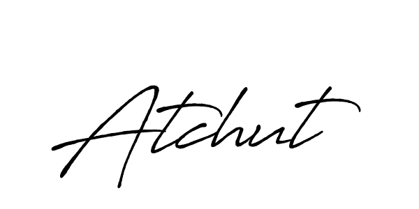 Also You can easily find your signature by using the search form. We will create Atchut name handwritten signature images for you free of cost using Antro_Vectra_Bolder sign style. Atchut signature style 7 images and pictures png