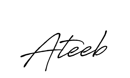 You can use this online signature creator to create a handwritten signature for the name Ateeb. This is the best online autograph maker. Ateeb signature style 7 images and pictures png