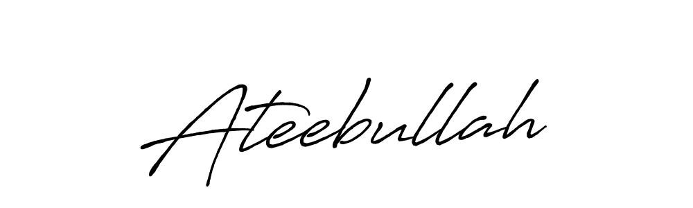 You should practise on your own different ways (Antro_Vectra_Bolder) to write your name (Ateebullah) in signature. don't let someone else do it for you. Ateebullah signature style 7 images and pictures png