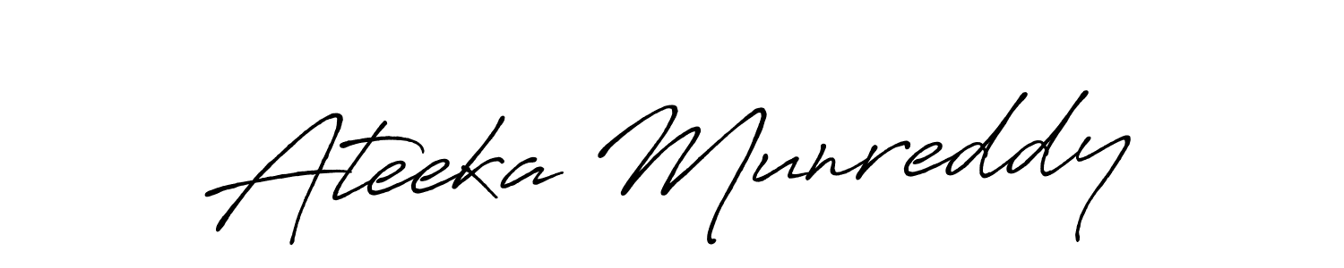 See photos of Ateeka Munreddy official signature by Spectra . Check more albums & portfolios. Read reviews & check more about Antro_Vectra_Bolder font. Ateeka Munreddy signature style 7 images and pictures png