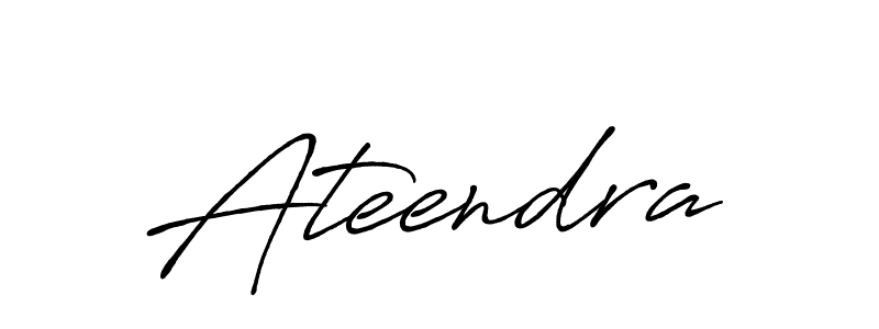 Also we have Ateendra name is the best signature style. Create professional handwritten signature collection using Antro_Vectra_Bolder autograph style. Ateendra signature style 7 images and pictures png