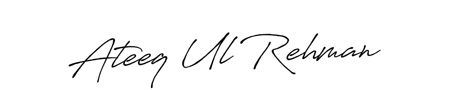 This is the best signature style for the Ateeq Ul Rehman name. Also you like these signature font (Antro_Vectra_Bolder). Mix name signature. Ateeq Ul Rehman signature style 7 images and pictures png