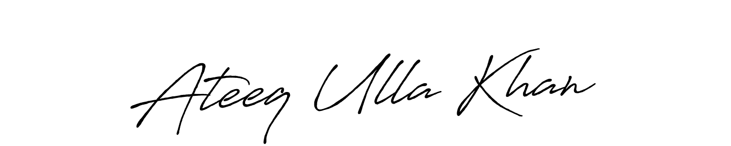 if you are searching for the best signature style for your name Ateeq Ulla Khan. so please give up your signature search. here we have designed multiple signature styles  using Antro_Vectra_Bolder. Ateeq Ulla Khan signature style 7 images and pictures png