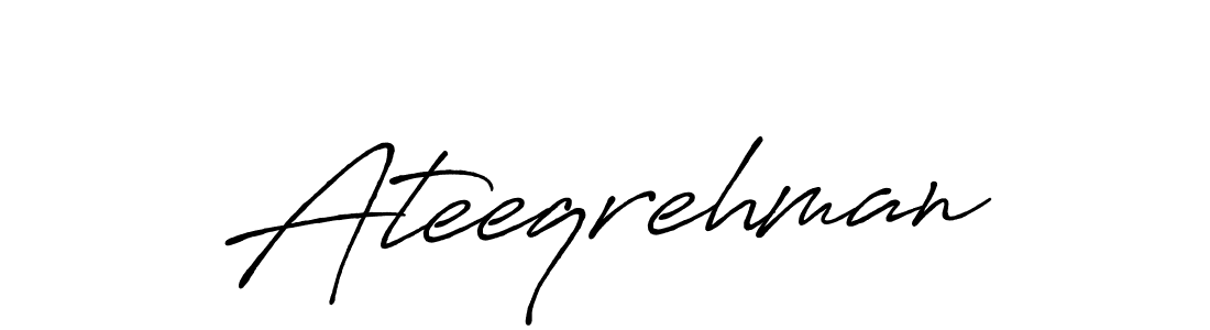 This is the best signature style for the Ateeqrehman name. Also you like these signature font (Antro_Vectra_Bolder). Mix name signature. Ateeqrehman signature style 7 images and pictures png