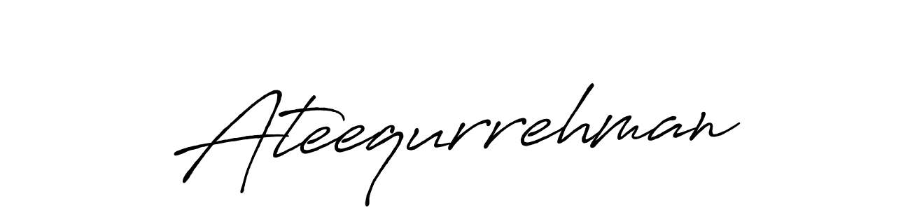 The best way (Antro_Vectra_Bolder) to make a short signature is to pick only two or three words in your name. The name Ateequrrehman include a total of six letters. For converting this name. Ateequrrehman signature style 7 images and pictures png