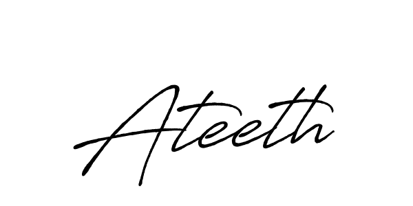 Similarly Antro_Vectra_Bolder is the best handwritten signature design. Signature creator online .You can use it as an online autograph creator for name Ateeth. Ateeth signature style 7 images and pictures png