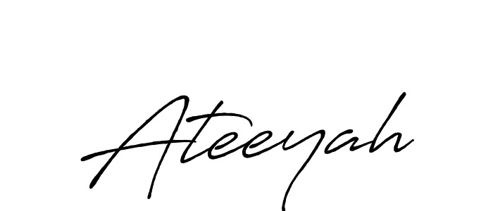 You should practise on your own different ways (Antro_Vectra_Bolder) to write your name (Ateeyah) in signature. don't let someone else do it for you. Ateeyah signature style 7 images and pictures png