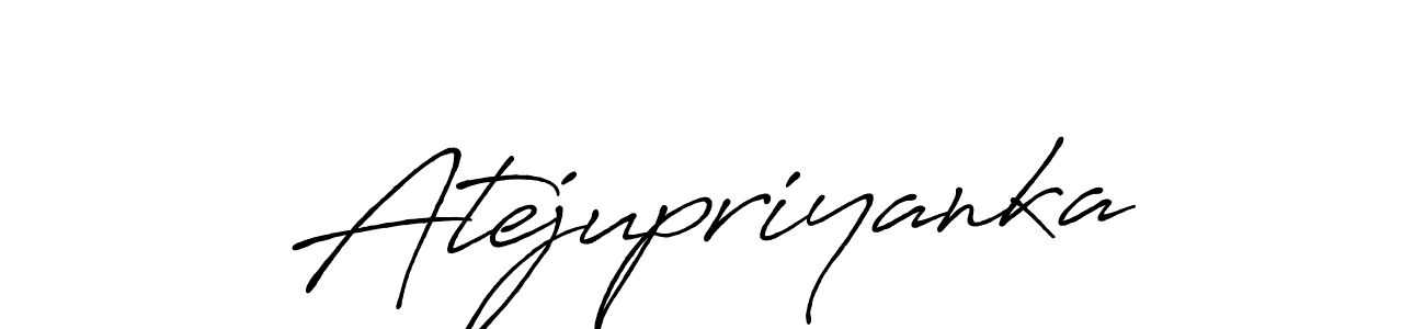 The best way (Antro_Vectra_Bolder) to make a short signature is to pick only two or three words in your name. The name Atejupriyanka include a total of six letters. For converting this name. Atejupriyanka signature style 7 images and pictures png