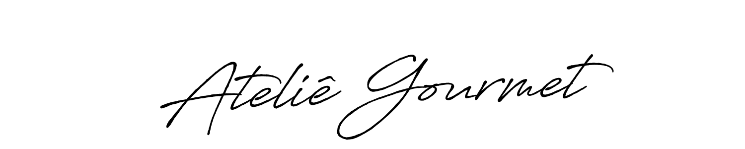 if you are searching for the best signature style for your name Ateliê Gourmet. so please give up your signature search. here we have designed multiple signature styles  using Antro_Vectra_Bolder. Ateliê Gourmet signature style 7 images and pictures png