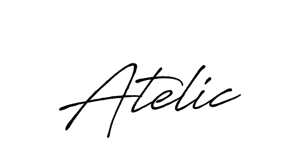 Similarly Antro_Vectra_Bolder is the best handwritten signature design. Signature creator online .You can use it as an online autograph creator for name Atelic. Atelic signature style 7 images and pictures png