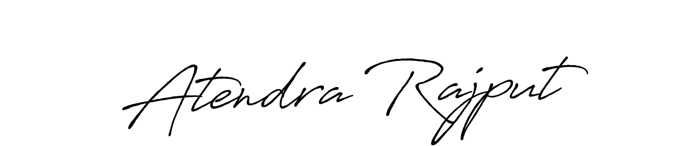 Make a short Atendra Rajput signature style. Manage your documents anywhere anytime using Antro_Vectra_Bolder. Create and add eSignatures, submit forms, share and send files easily. Atendra Rajput signature style 7 images and pictures png
