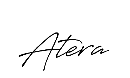 Use a signature maker to create a handwritten signature online. With this signature software, you can design (Antro_Vectra_Bolder) your own signature for name Atera. Atera signature style 7 images and pictures png