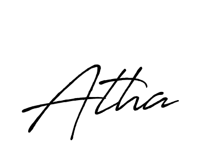 Once you've used our free online signature maker to create your best signature Antro_Vectra_Bolder style, it's time to enjoy all of the benefits that Atha name signing documents. Atha signature style 7 images and pictures png