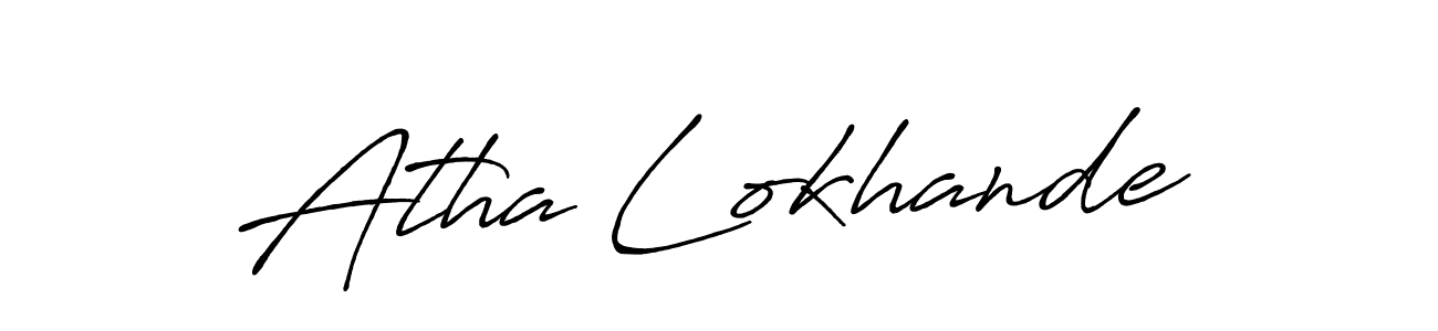 Once you've used our free online signature maker to create your best signature Antro_Vectra_Bolder style, it's time to enjoy all of the benefits that Atha Lokhande name signing documents. Atha Lokhande signature style 7 images and pictures png