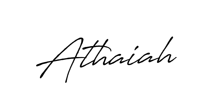 Athaiah stylish signature style. Best Handwritten Sign (Antro_Vectra_Bolder) for my name. Handwritten Signature Collection Ideas for my name Athaiah. Athaiah signature style 7 images and pictures png