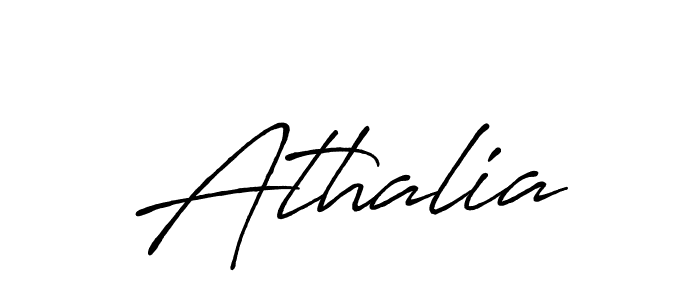 Design your own signature with our free online signature maker. With this signature software, you can create a handwritten (Antro_Vectra_Bolder) signature for name Athalia. Athalia signature style 7 images and pictures png