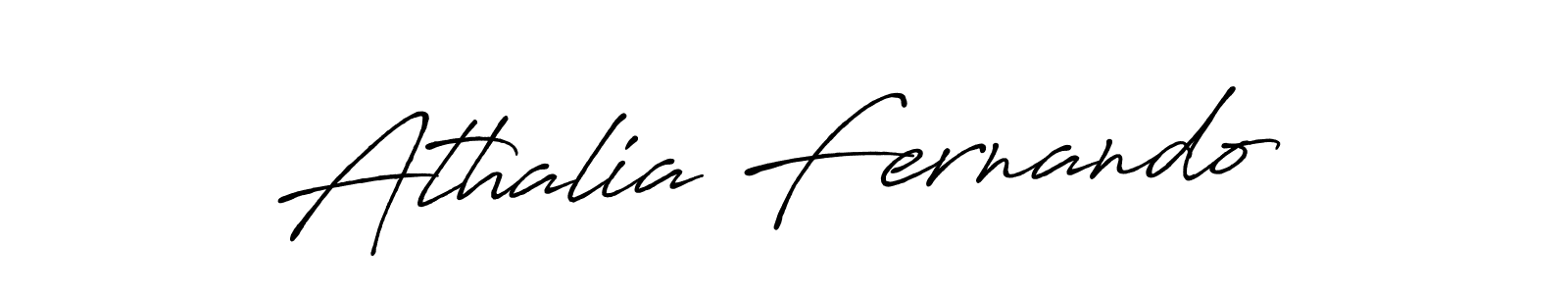 Also we have Athalia Fernando name is the best signature style. Create professional handwritten signature collection using Antro_Vectra_Bolder autograph style. Athalia Fernando signature style 7 images and pictures png