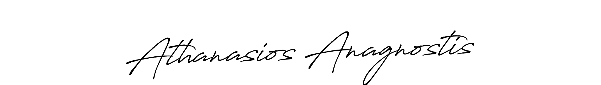 Use a signature maker to create a handwritten signature online. With this signature software, you can design (Antro_Vectra_Bolder) your own signature for name Athanasios Anagnostis. Athanasios Anagnostis signature style 7 images and pictures png