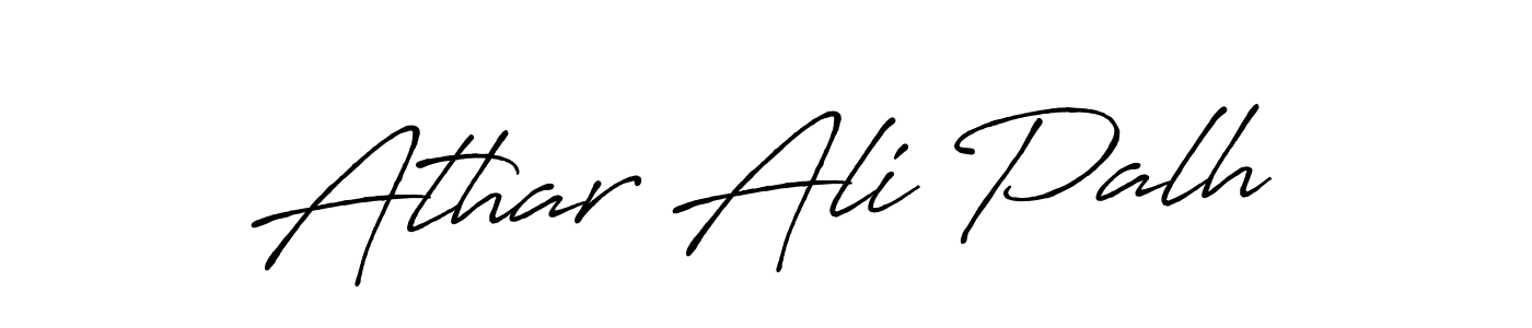 Athar Ali Palh stylish signature style. Best Handwritten Sign (Antro_Vectra_Bolder) for my name. Handwritten Signature Collection Ideas for my name Athar Ali Palh. Athar Ali Palh signature style 7 images and pictures png