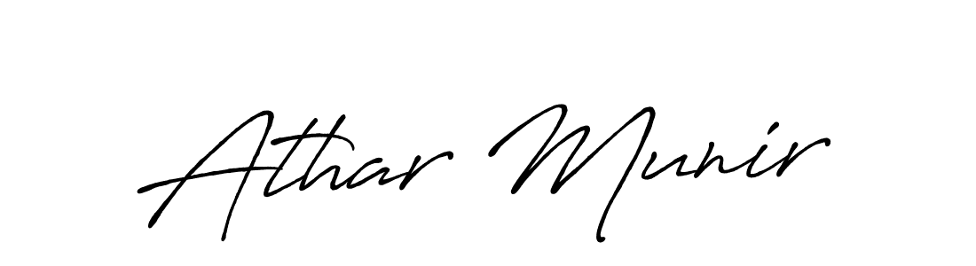 Once you've used our free online signature maker to create your best signature Antro_Vectra_Bolder style, it's time to enjoy all of the benefits that Athar Munir name signing documents. Athar Munir signature style 7 images and pictures png