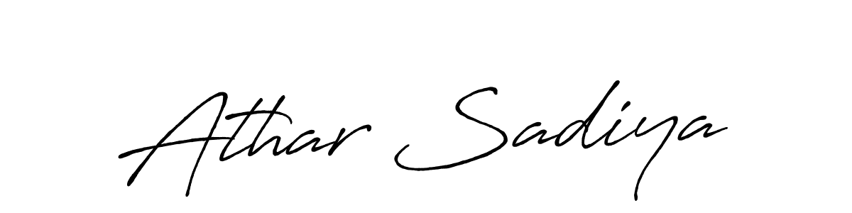 Here are the top 10 professional signature styles for the name Athar Sadiya. These are the best autograph styles you can use for your name. Athar Sadiya signature style 7 images and pictures png