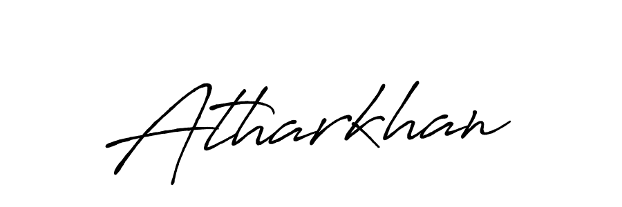 Make a beautiful signature design for name Atharkhan. Use this online signature maker to create a handwritten signature for free. Atharkhan signature style 7 images and pictures png