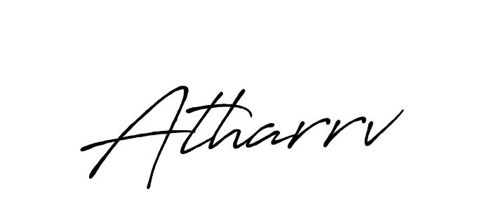 Create a beautiful signature design for name Atharrv. With this signature (Antro_Vectra_Bolder) fonts, you can make a handwritten signature for free. Atharrv signature style 7 images and pictures png