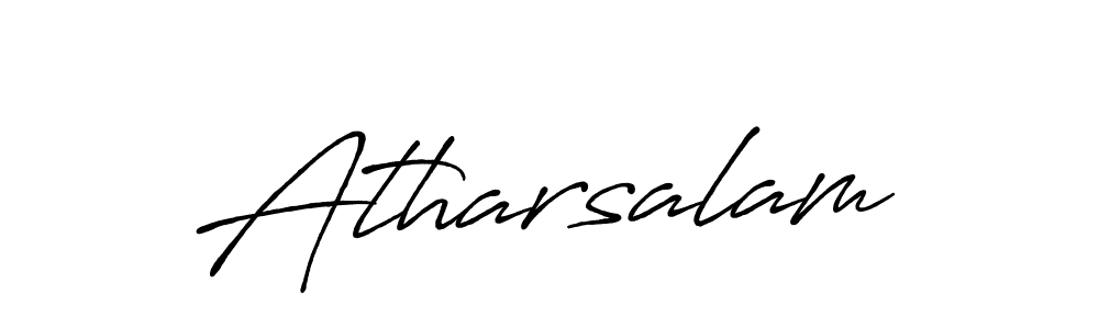 Make a beautiful signature design for name Atharsalam. With this signature (Antro_Vectra_Bolder) style, you can create a handwritten signature for free. Atharsalam signature style 7 images and pictures png