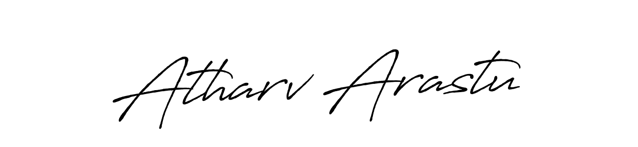 Use a signature maker to create a handwritten signature online. With this signature software, you can design (Antro_Vectra_Bolder) your own signature for name Atharv Arastu. Atharv Arastu signature style 7 images and pictures png