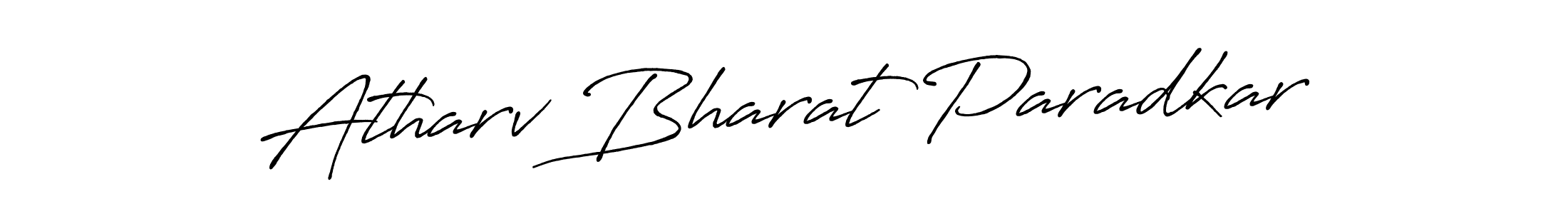 Atharv Bharat Paradkar stylish signature style. Best Handwritten Sign (Antro_Vectra_Bolder) for my name. Handwritten Signature Collection Ideas for my name Atharv Bharat Paradkar. Atharv Bharat Paradkar signature style 7 images and pictures png