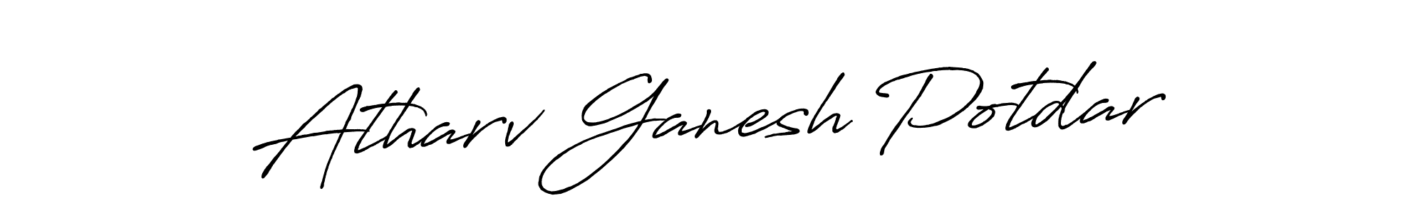 Make a beautiful signature design for name Atharv Ganesh Potdar. Use this online signature maker to create a handwritten signature for free. Atharv Ganesh Potdar signature style 7 images and pictures png