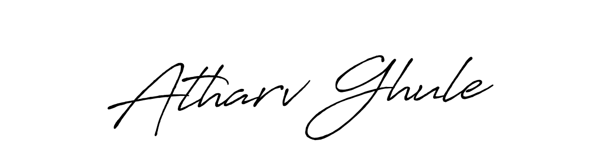 Also we have Atharv Ghule name is the best signature style. Create professional handwritten signature collection using Antro_Vectra_Bolder autograph style. Atharv Ghule signature style 7 images and pictures png
